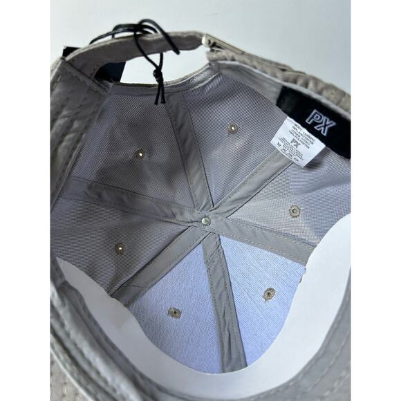 PX Clothing Gray Suede-Like Adjustable Baseball Hat Cap Unisex One Size New - Picture 5 of 7